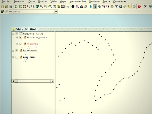 gvSIG Roads video: plugin to update road axes