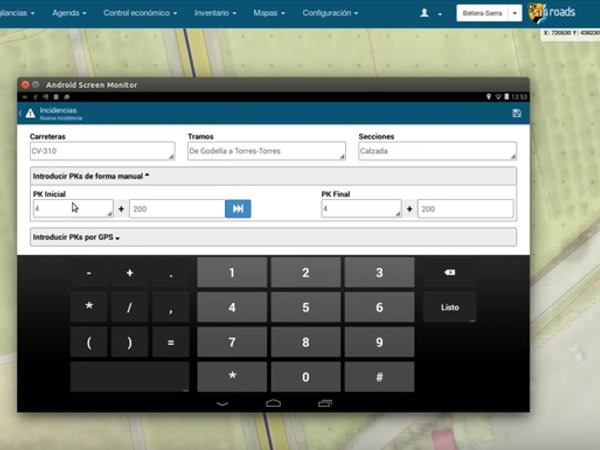 Video gvSIG Roads: Creación de incidencias en dispositivo móvil