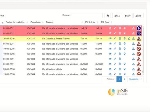 Video gvSIG Roads: creación de inventario